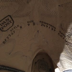 Dan Post black eel skin cowboy boot